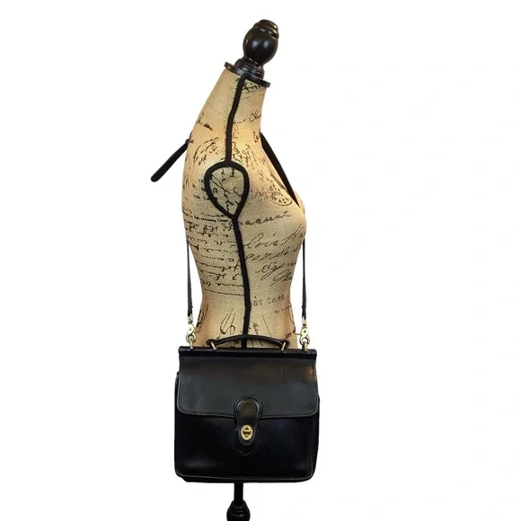 オールドコーチ バッグ VINTAGE COACH 9927 WILLIS Vintage Coach Brown Leather Willis 9927 Bag Top Handle